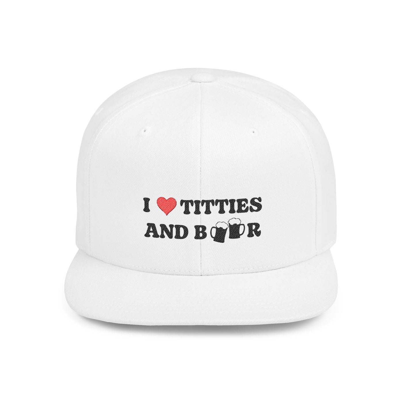 Titties and Beer Cap (White)