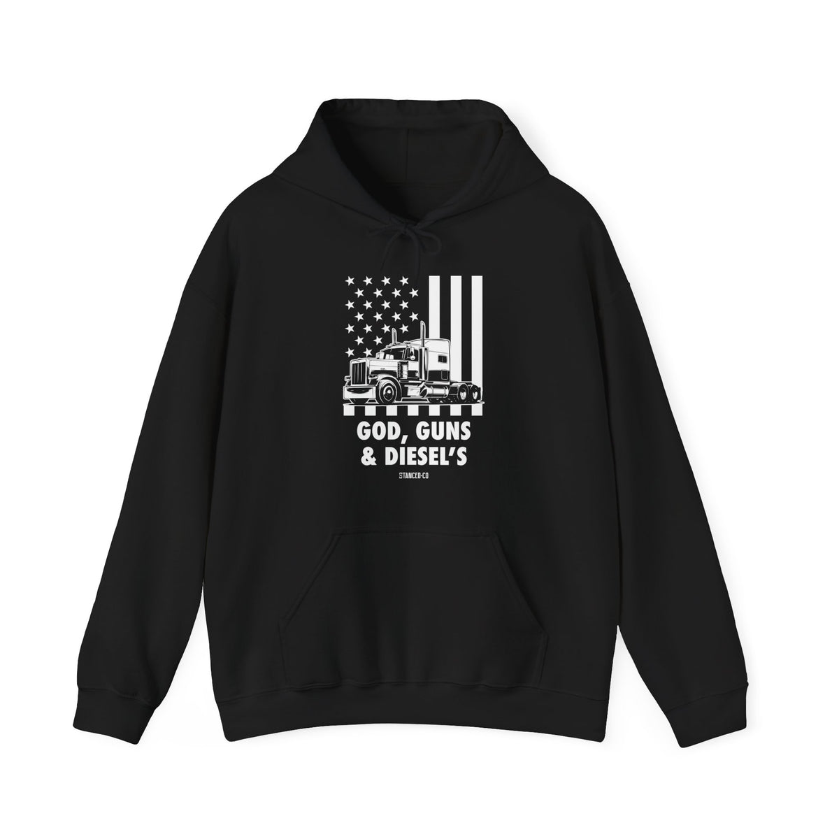 God, Guns, and Diesels Hoodie