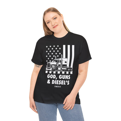 God, Guns, and Diesels Tee