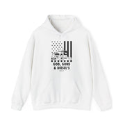 God, Guns, and Diesels Hoodie