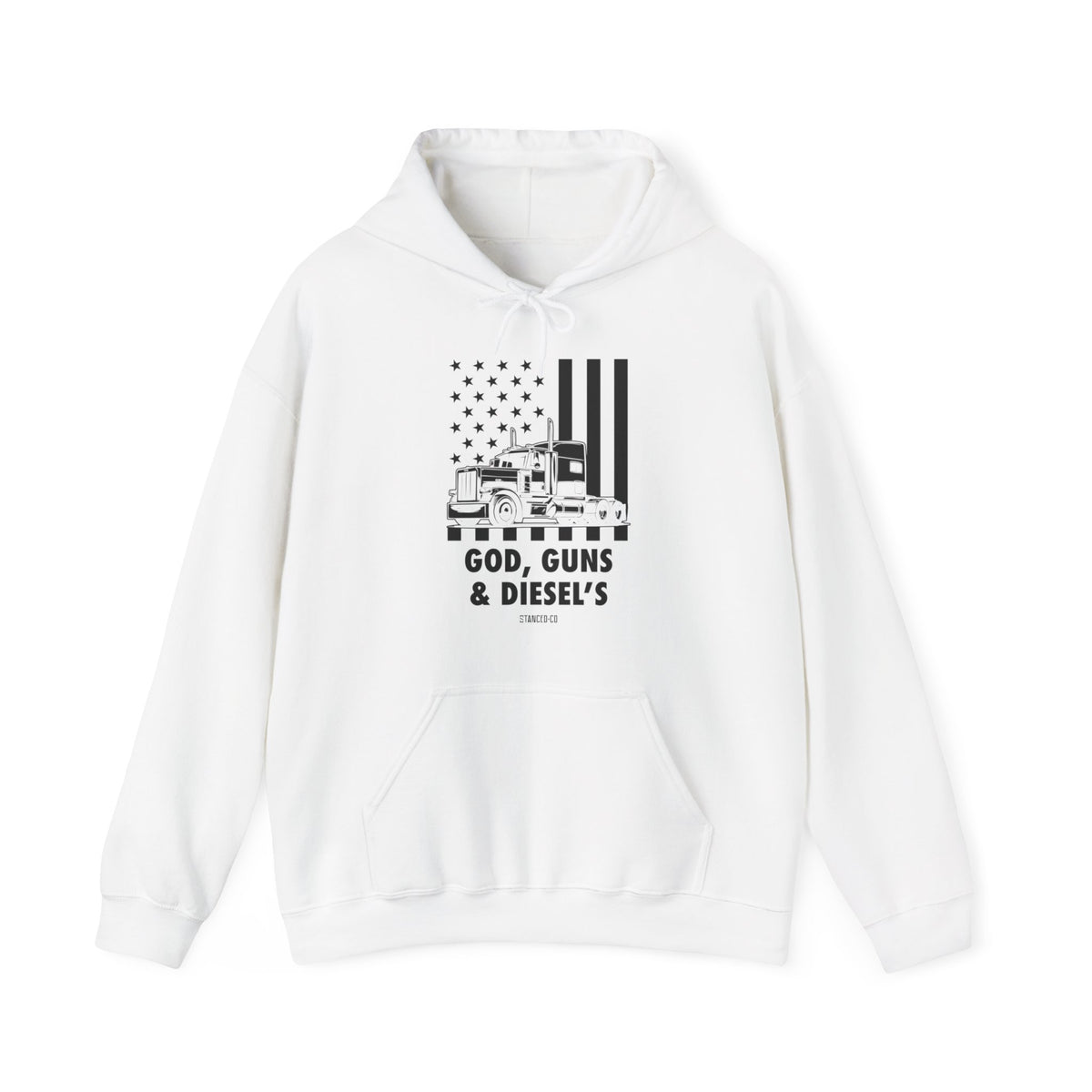 God, Guns, and Diesels Hoodie