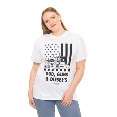 God, Guns, and Diesels Tee