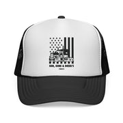 God, Guns, and Diesel Trucker Hat