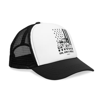 God, Guns, and Diesel Trucker Hat