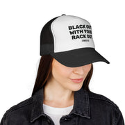 Black Out Trucker Hat