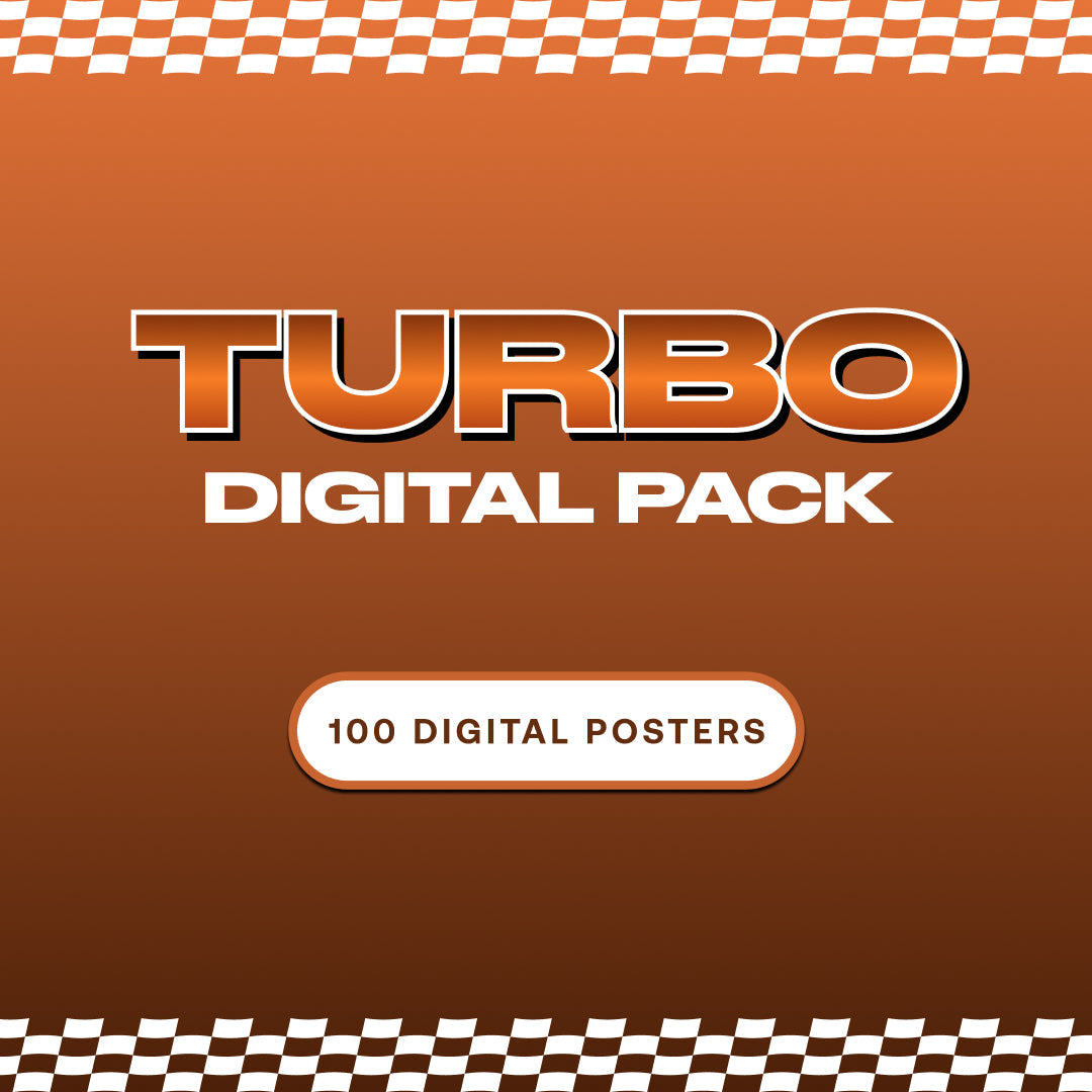 Turbo Digital Pack [100 Digital Posters]
